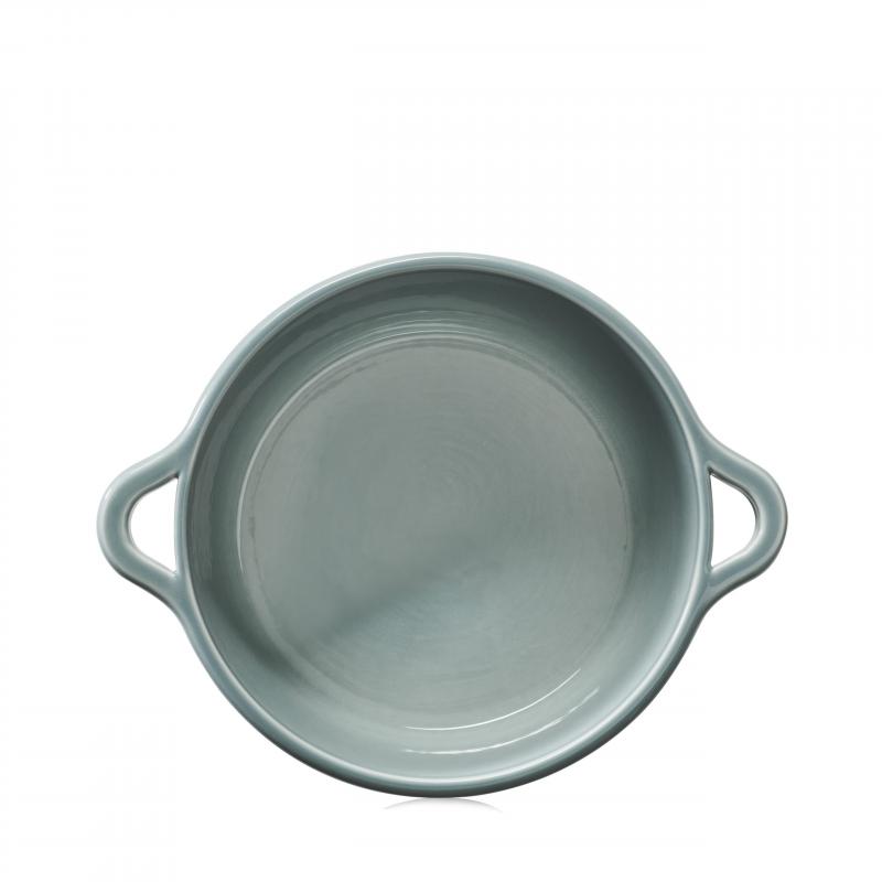 Preview: RUNDE OFENKASSEROLLE 26 CM OHNE DECKEL Wolkengrau