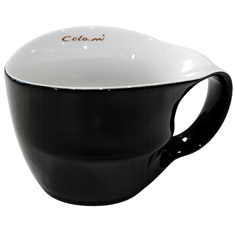 Preview: Luigi Colani Porzellan Jumbotasse schwarz