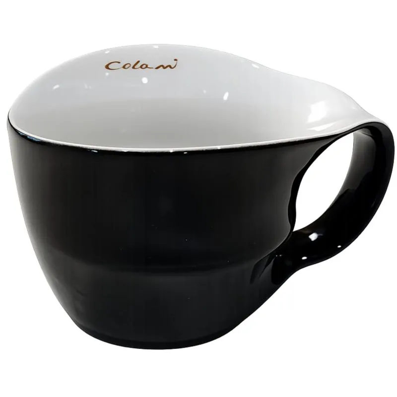 Luigi Colani Porzellan Jumbotasse schwarz