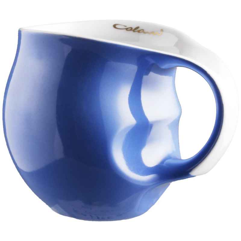 Luigi Colani Porzellan Kaffeebecher blau