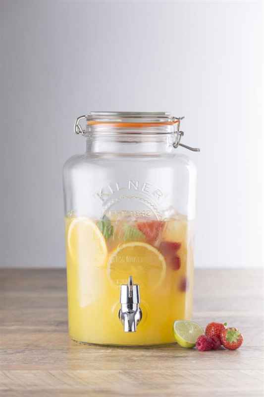 Preview: ROUND Bügelverschluss Getränkespender, 8 Liter