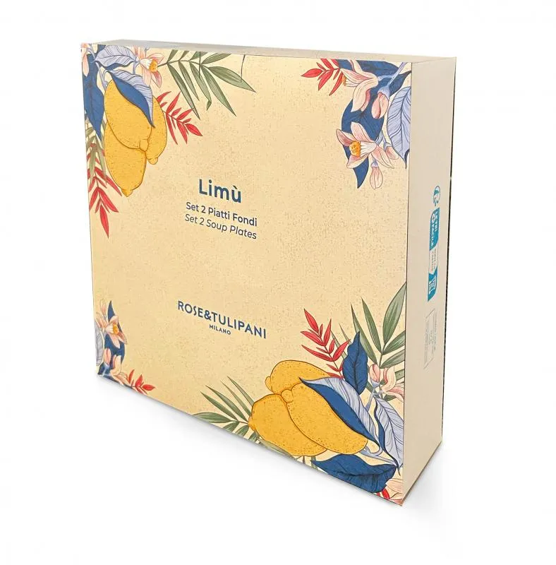 Teller tief / Suppenteller Ø 21 cm Limu Set mit 2 Stück