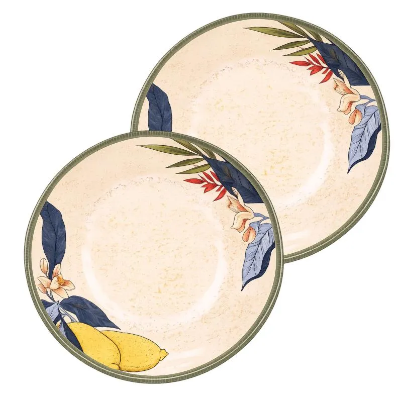 Teller tief / Suppenteller Ø 21 cm Limu Set mit 2 Stück