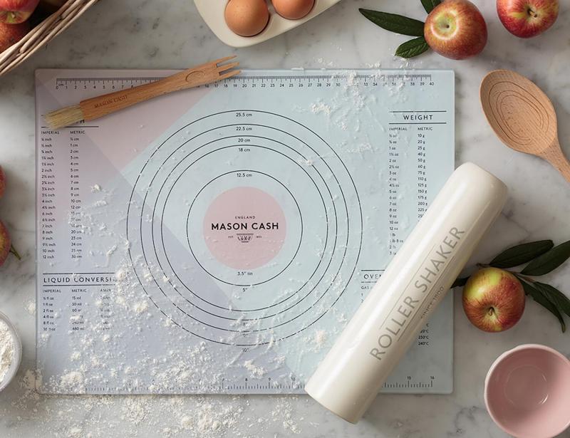 Preview: Konditorenplatte aus Glas, 45 x 35 cm