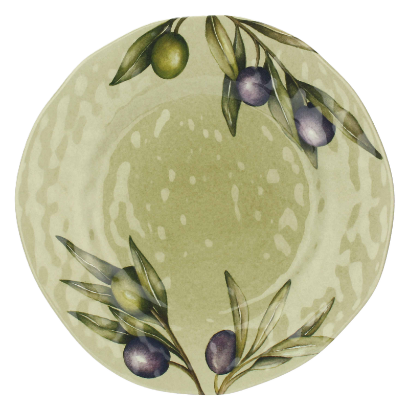 Preview: Frühstücksteller / Dessertteller Ø 21 cm Olive Set mit 2 Stück