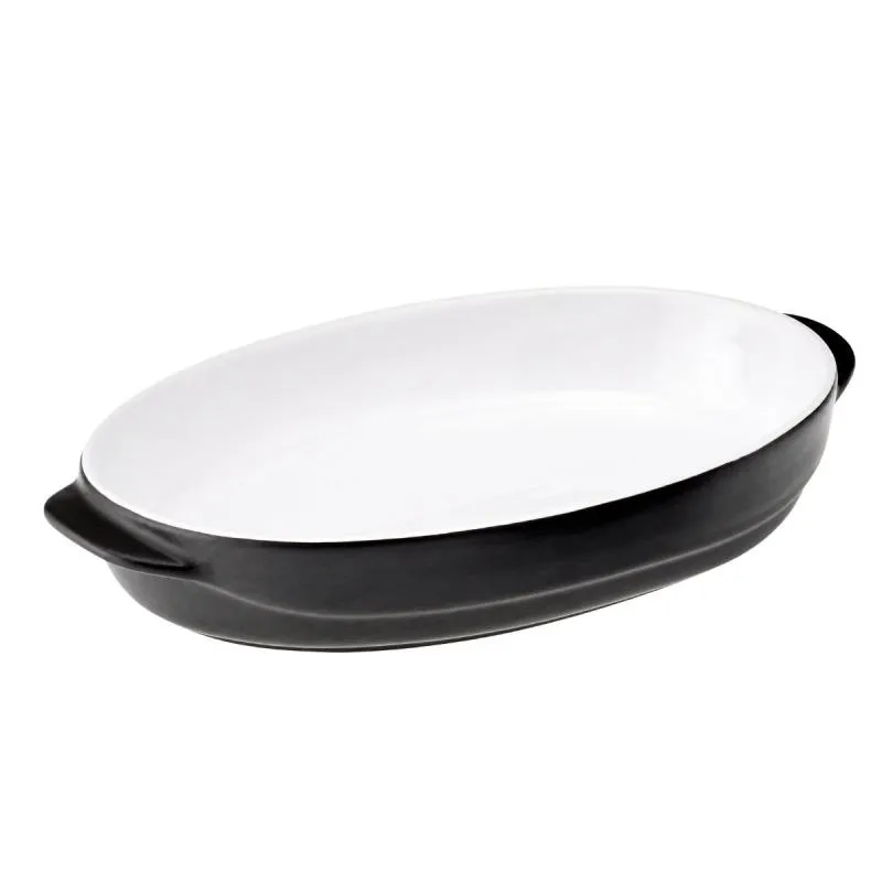 Auflauf & Servierform oval 30 x 19 cm „Schiefer“