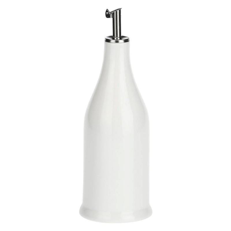 Preview: Menage/ Ölflasche "Oliera Cilindrica" Menage La Porcellana Bianca Novo 0,3 l