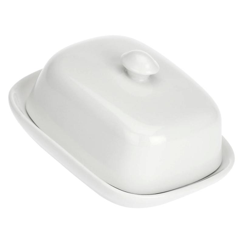 Preview: Butterdose La Porcellana Bianca Novo 18 x 14 cm