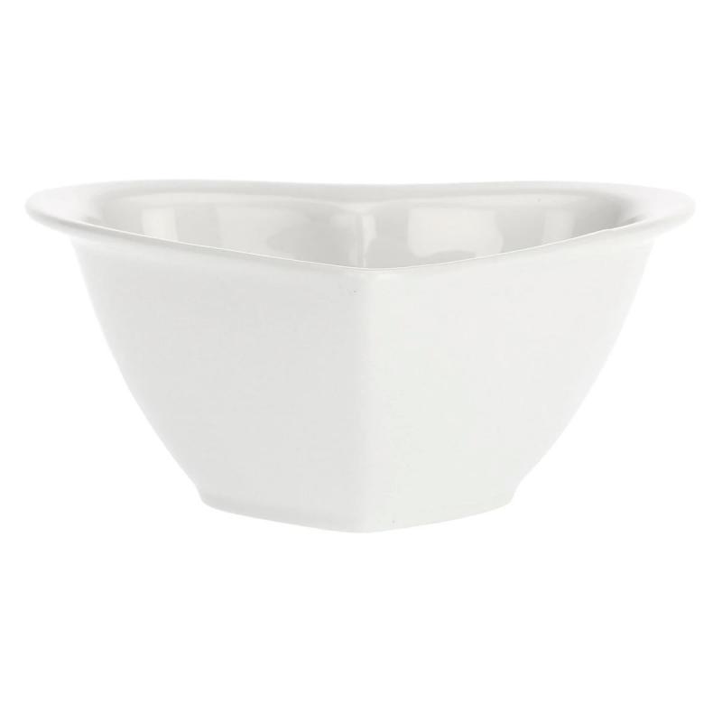 Preview: Herzschalen 6er Set Cupido La Porcellana Bianca Novo 13 x 12 x 5,8 cm