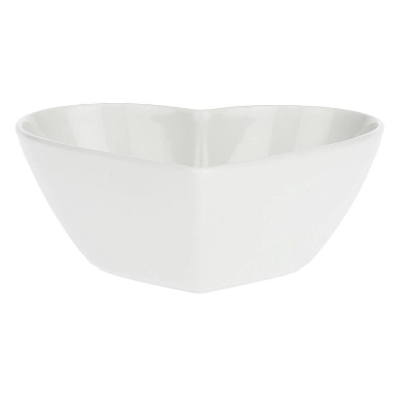 Preview: Herzschale Cupido La Porcellana Bianca Novo 13 x 13,5 x 5,5 cm