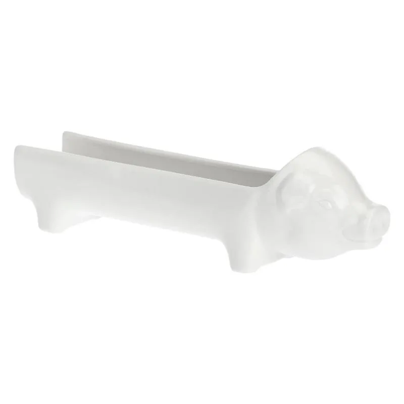 Salami-Halter "Porcellino Salame" Fattoria La Porcellana Bianca Novo 27,5 x 6 x 9 cm