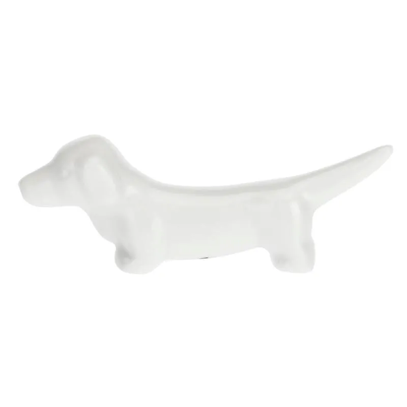 Besteckhalter 6er Set Hund "Appoggia Posate Cane" Fattoria La Porcellana Bianca Novo 7,5 cm