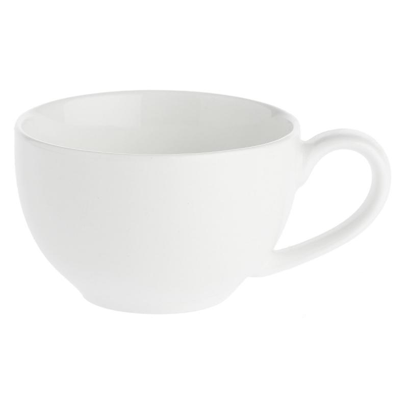 Preview: Espressotasse mit Untertasse 100 ml Weiß Set 6 Stück