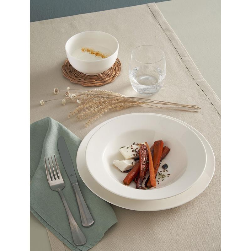 Preview: Salatschale / Beilagenschale 13 cm Weiß Set 2 Stück