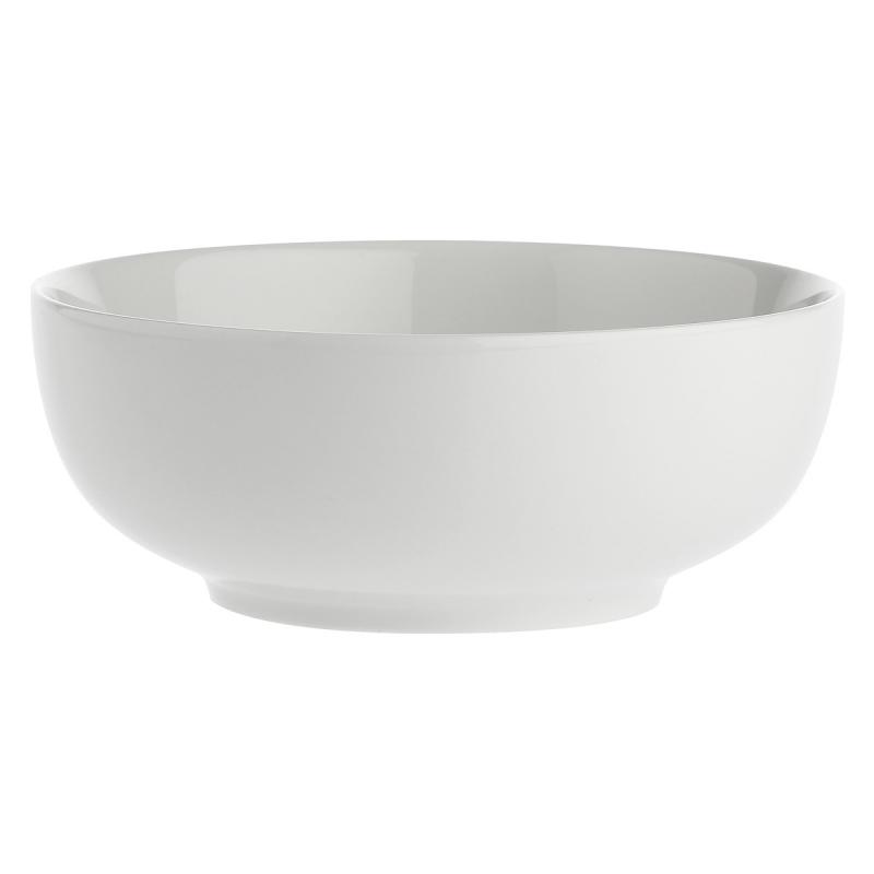 Salatschüssel 21 cm Weiß
