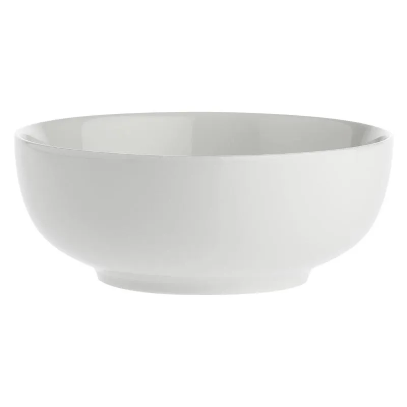 Salatschüssel 21 cm Weiß