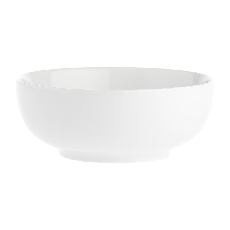 Salatschüssel 21 cm Weiß