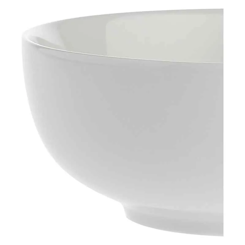 Salatschüssel 21 cm Weiß