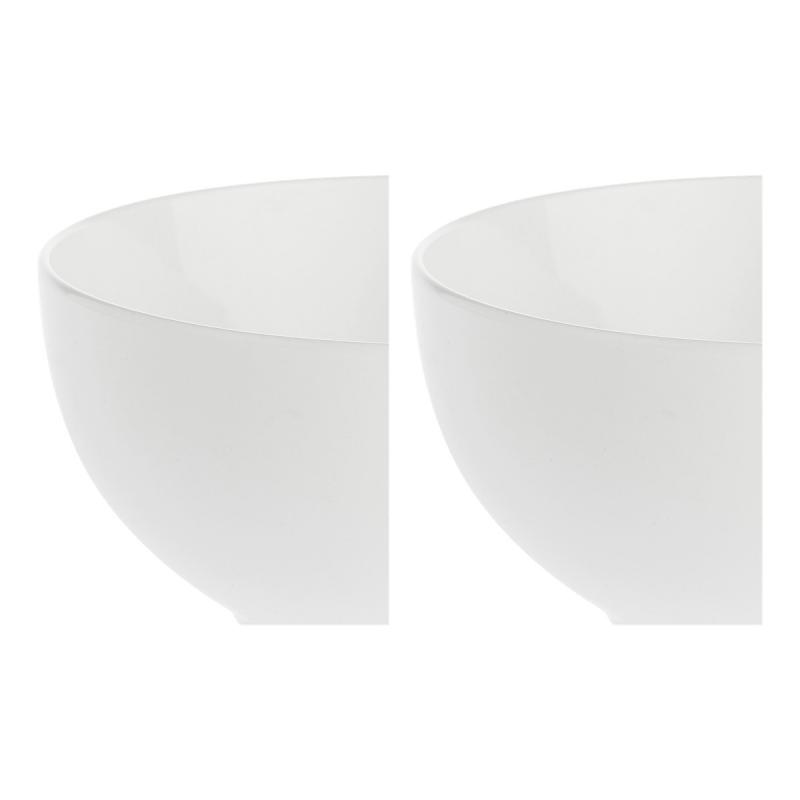 Preview: Müslischale 14 cm Weiß Set. 2 Stück