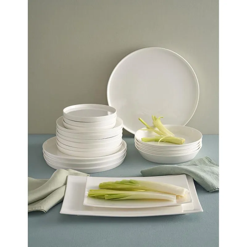 Teller flach Essenziale Gourmet Ø 26 cm Weiß Set 2 Stück