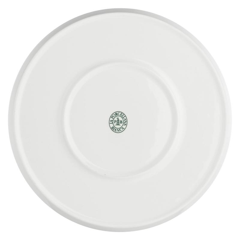 Preview: Teller flach Essenziale Gourmet Ø 21 cm Weiß Set 6 Stück