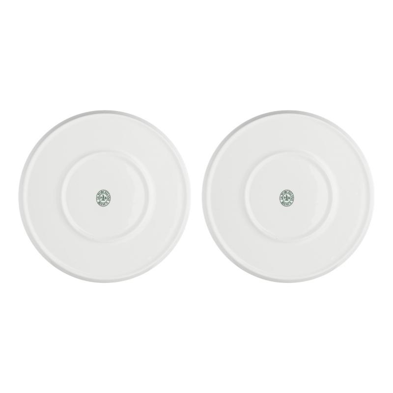 Preview: Teller flach Essenziale Gourmet Ø 26 cm Weiß Set 2 Stück