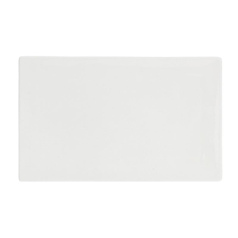 Servierplatte rechteckig Essenziale Gourmet 35 x 23 cm Weiß