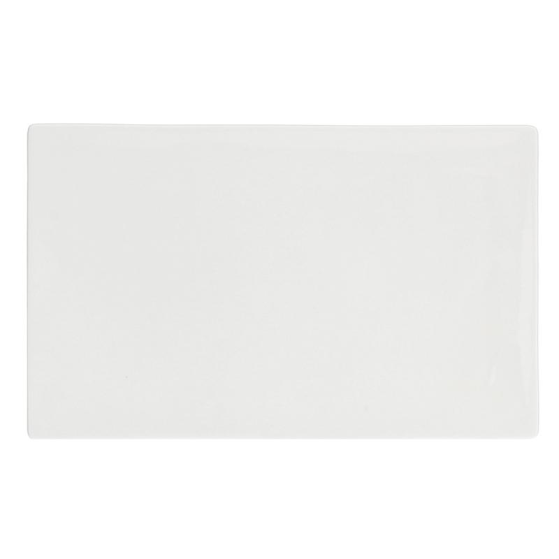 Servierplatte rechteckig Essenziale Gourmet 28 x 17 cm Weiß