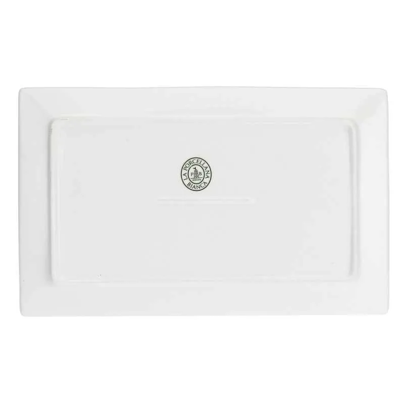 Servierplatte rechteckig Essenziale Gourmet 28 x 17 cm Weiß