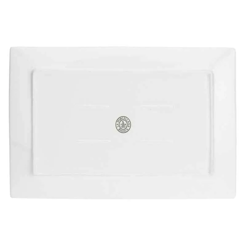 Servierplatte rechteckig Essenziale Gourmet 35 x 23 cm Weiß
