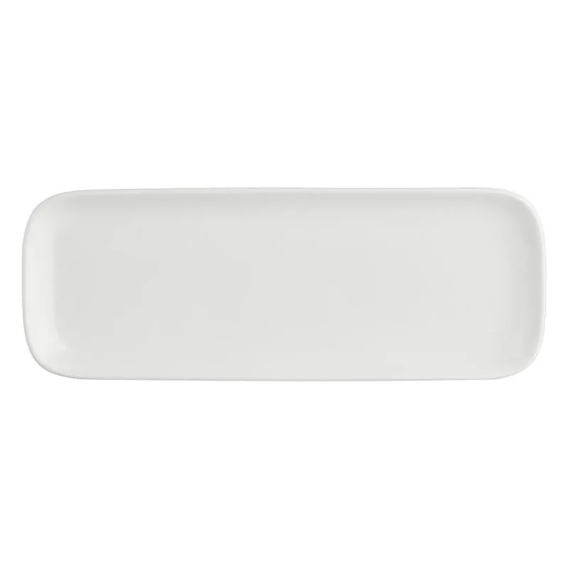 Teller rechteckig Essenziale New Age 30 x 11 cm Weiß