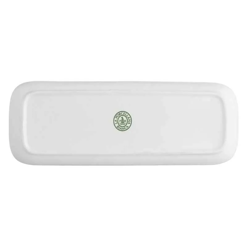 Teller rechteckig Essenziale New Age 30 x 11 cm Weiß