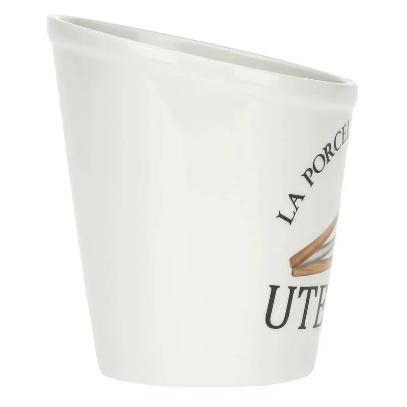 Utensilienbehälter La Porcellana Bianca Novo 14 x 15 x 18 cm