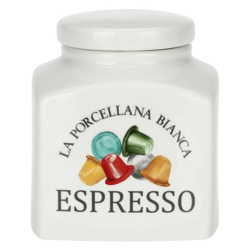 Preview: Vorratsdose Espresso La Porcellana Bianca Novo 1,8 l
