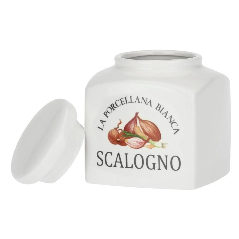 Preview: Vorratsdose Scalogno La Porcellana Bianca Novo 1,8 l