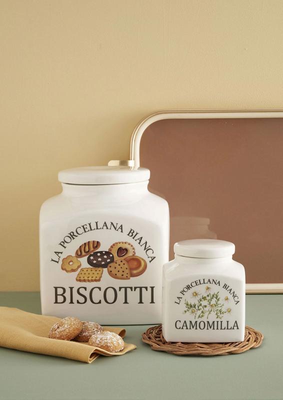 Preview: Vorratsdose Biscotti La Porcellana Bianca Novo 3,5 l