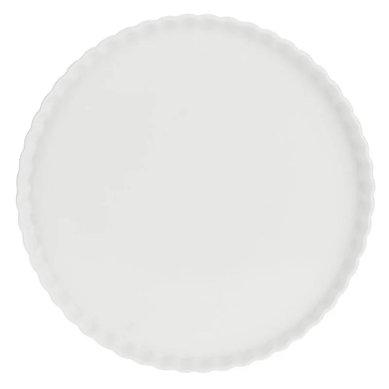 Tortenplatte auf Fuß Arezzo La Porcellana Bianca Novo 29 x 9 cm