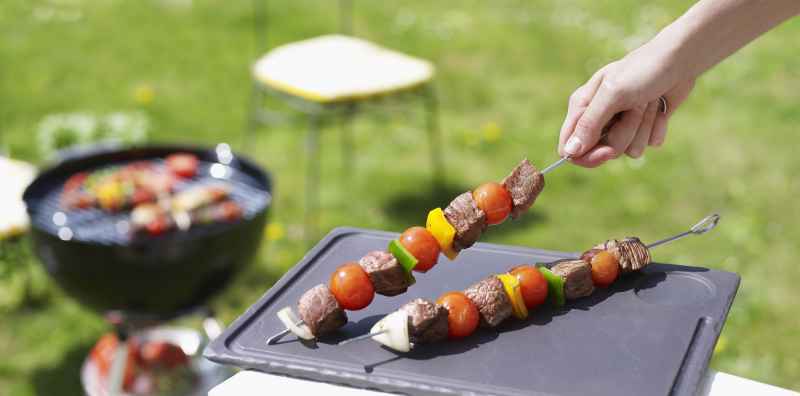 STEAKTELLER 39,5 cm, 2 RAENDER HOCH Matt schiefer