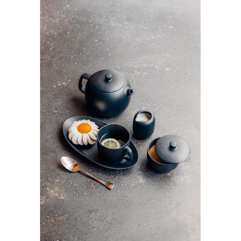 Preview: EQUINOXE TEETASSE MIT UNTERTASSE 200 ml Pfeffer