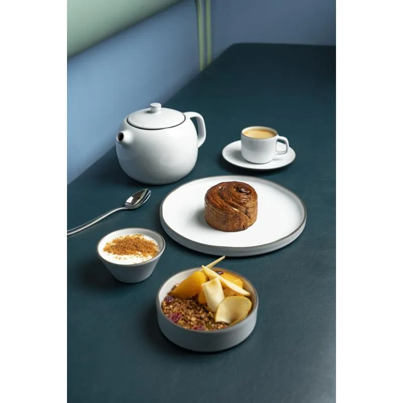 EQUINOXE TEETASSE MIT UNTERTASSE 200 ml Pfeffer