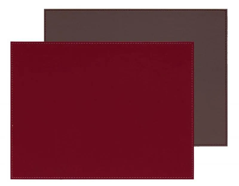 Platzset 40 x 30 cm burgund / anthrazit