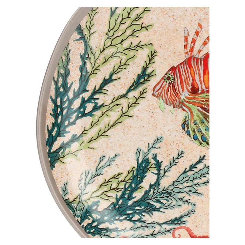 Preview: Frühstücksteller / Dessertteller Ø 21 cm Sea Life Set mit 2 Stück