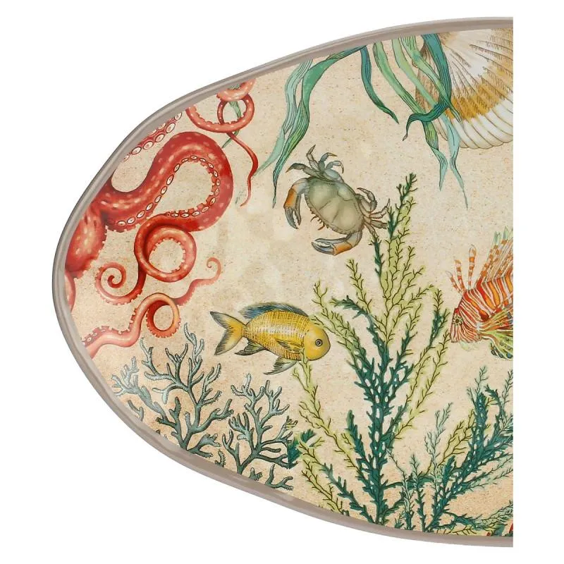 Servierteller / Servierplatte oval 52 x 30 cm Sea Life