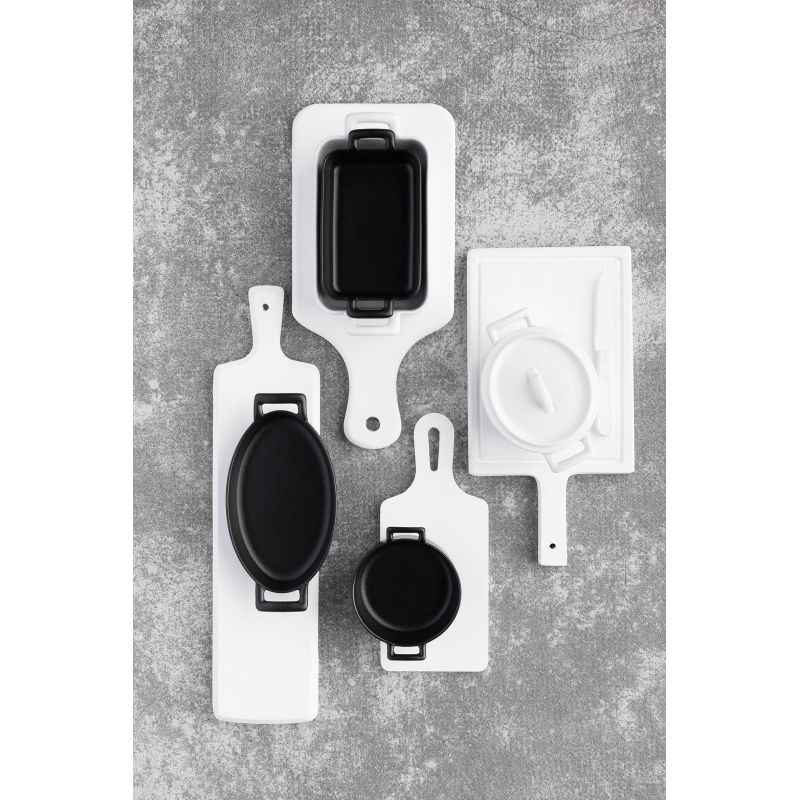 Preview: AUFLAUFFORM 45 cl RECHTECKIG Gusseisenoptik 