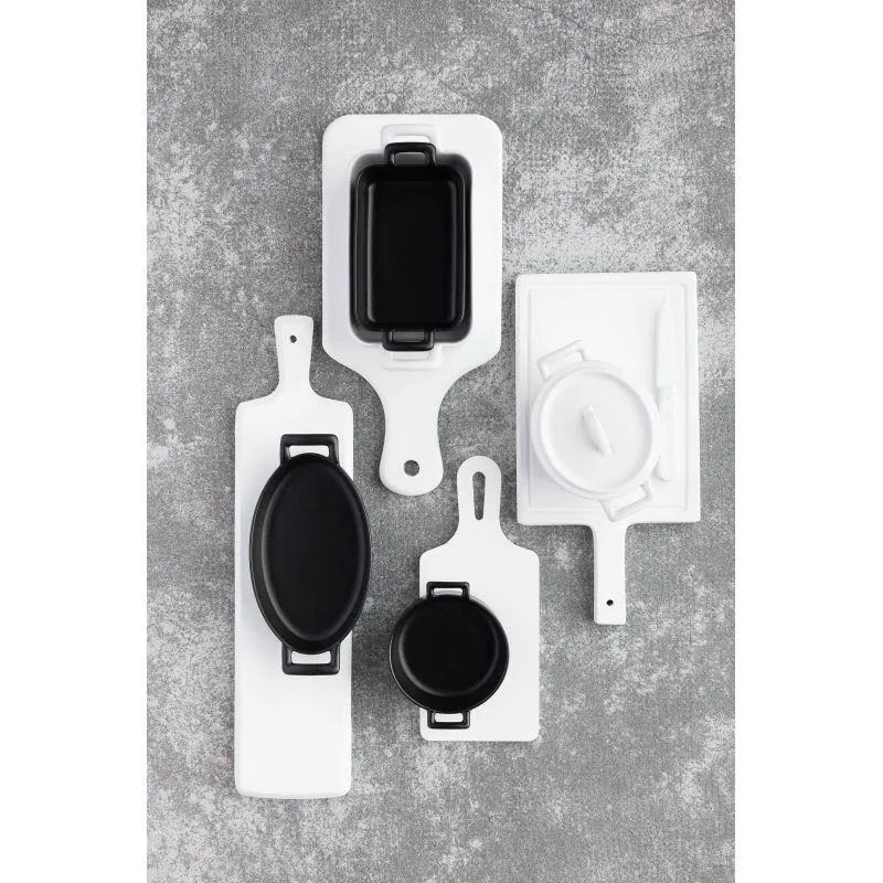 AUFLAUFFORM 45 cl RECHTECKIG Weiss REVOL