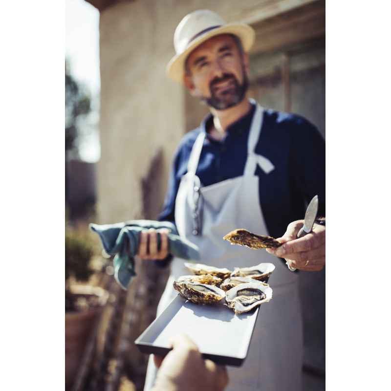 Preview: EQUINOXE RECHTECKIGE PLATTE/RECHTECKIGER TELLER 32,5 cm Weiss Kumulus