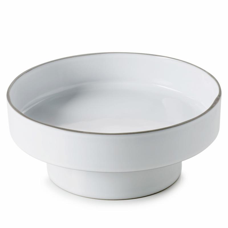 Preview: TORTENSTÄNDER CARACTERE M 26 cm WEISS CUMULUS