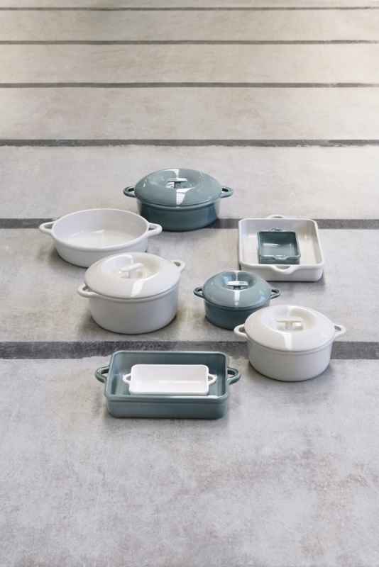 Preview: RUNDE INDUKTIONSKASSEROLLE 22 CM OHNE DECKEL Alabaster Weiss