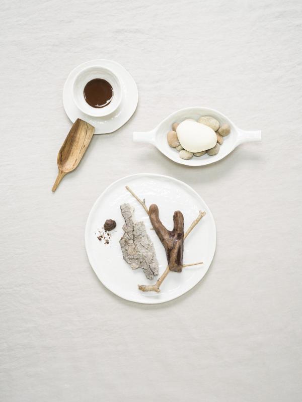 Preview: YLI DESSERTTELLER 21,5 CM Alabaster Weiss