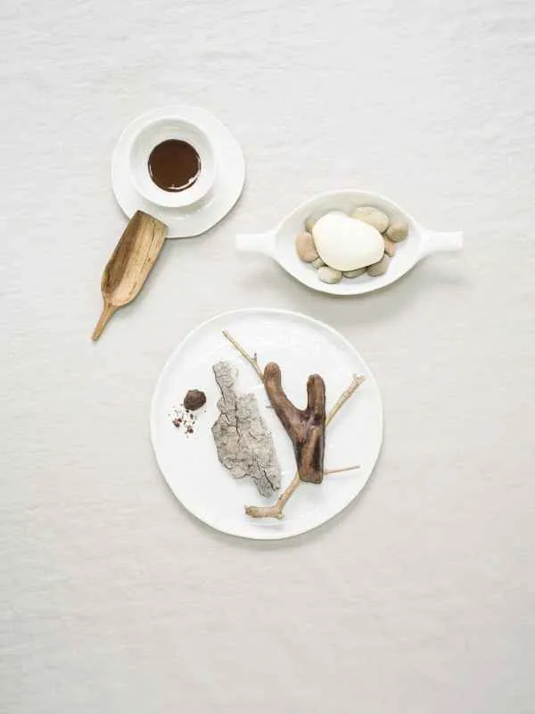 YLI DESSERTTELLER 21,5 CM Alabaster Weiss